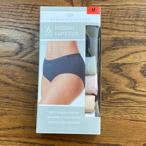 NEW Karen Neuburger 6 Pair Modal Hipster Underwear Size Medium and Large